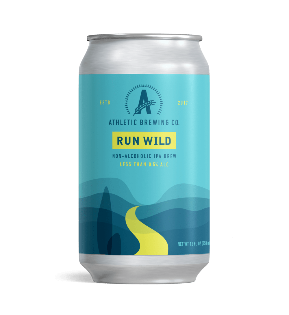 Run Wild Non Alcoholic IPA Athletic Brewing Company