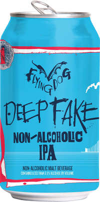 can of deep fake non alcoholic ipa