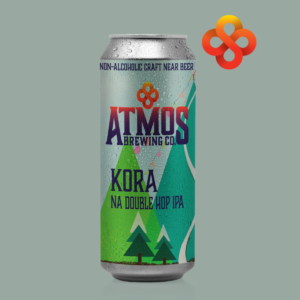 Kora Non-AlcoholiCan of Kora Double Hop IPA by Atmos Brewing and NA Beer Club