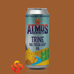Can of Trine Non-Alcoholic Fresh Hop IPA by Atmos Brewing Company and NA Beer Club