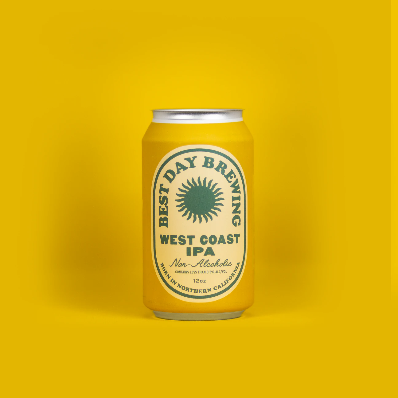 Can of West Coast IPA Non Alcoholic Beer by Best Day Brewing