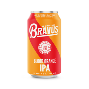 Bravus Blood Orange IPA Non Alcoholic Beer