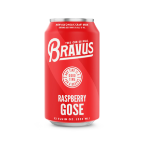 Bravus Brewing Raspberry Gose Non Alcoholic Beer