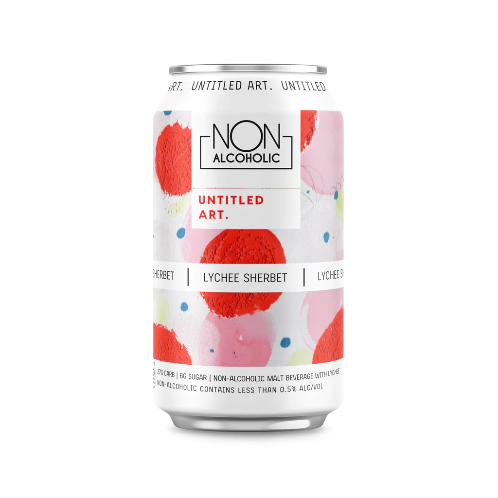 Lychee Sherbet Non Alcoholic Beer by Untitled Art