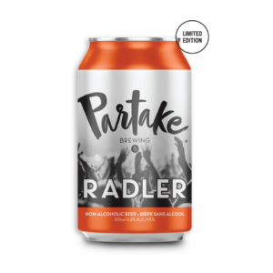 Partake Brewing Non Alcoholic Radler Beer