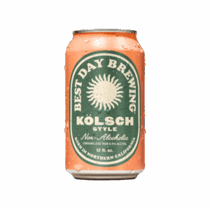 can of non-alcoholic kolsch by best day brewing