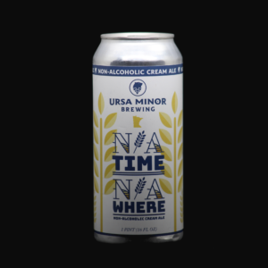 Can of NA Time NA Where non-alcoholic beer by Ursa Minor
