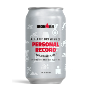 can of personal record non alcoholic beer by athletic brewing