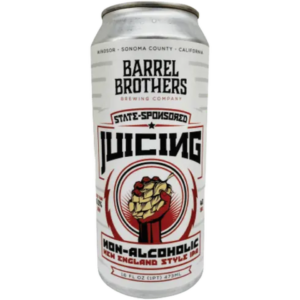 can of state sponsored juicing by barrel brothers non alcoholic beer