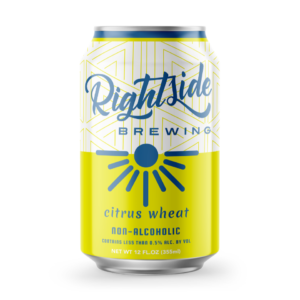 Citrus Wheat Non Alcoholic Beer Rightside Brewing