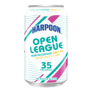 open league non-alcoholic hazy ipa by harpoon brewing