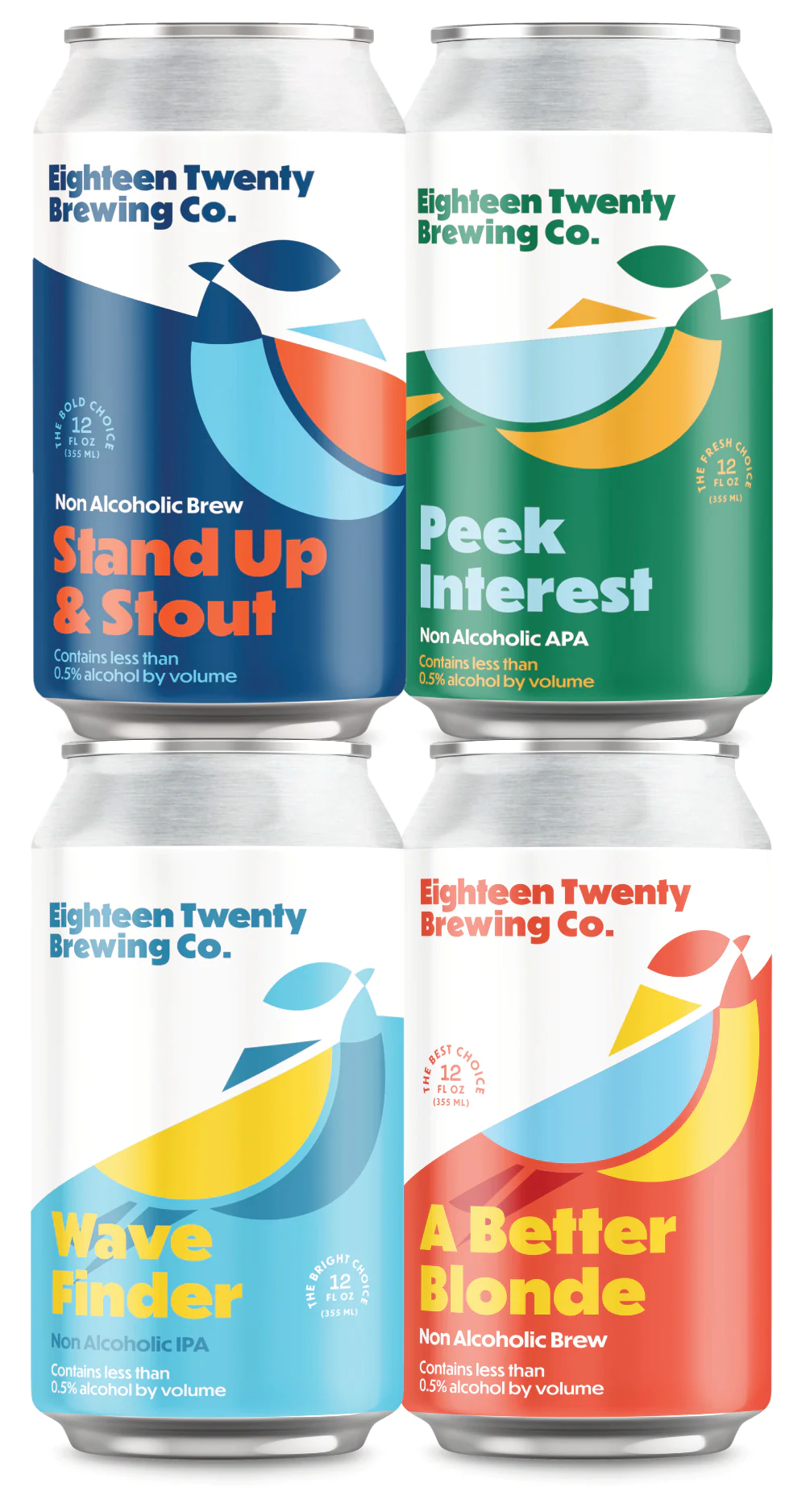 NA Beers by 1820 Brewing