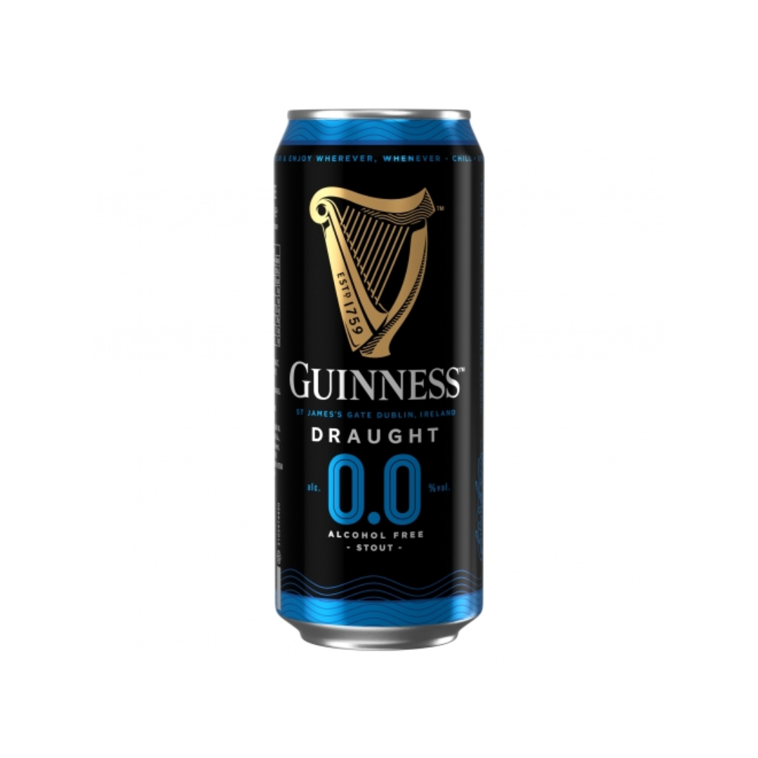 can of Guinness 0.0 non-alcoholic stout