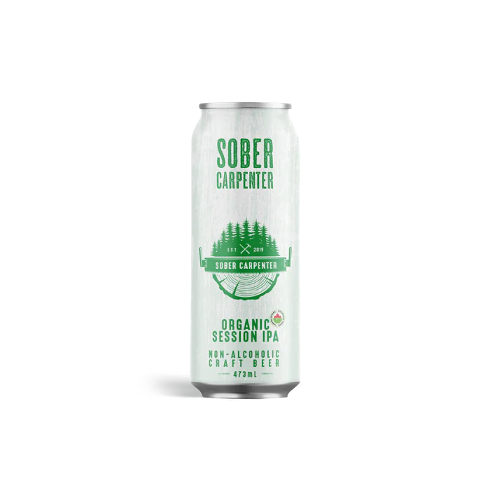 Can of Organic Session Non-Alcoholic IPA by Sober Carpenter