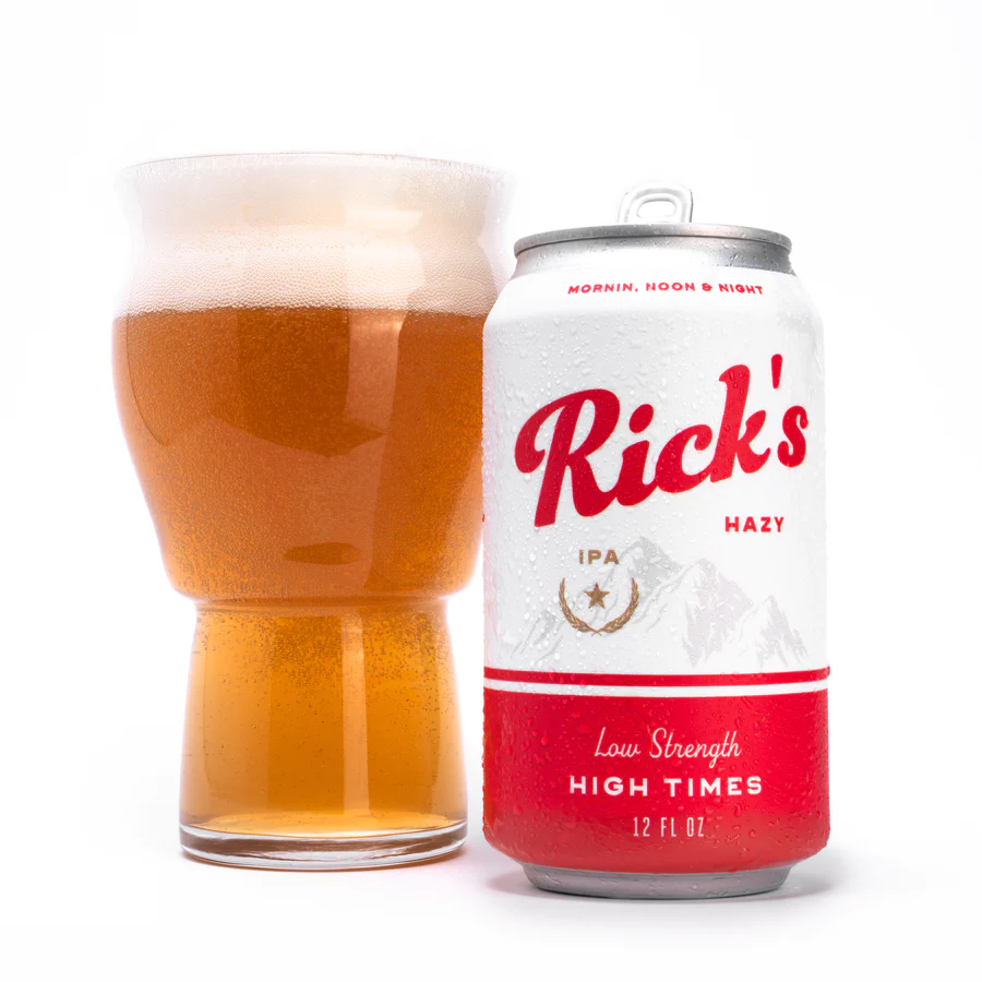 Can of Ricks Hazy Non Alcoholic Beer