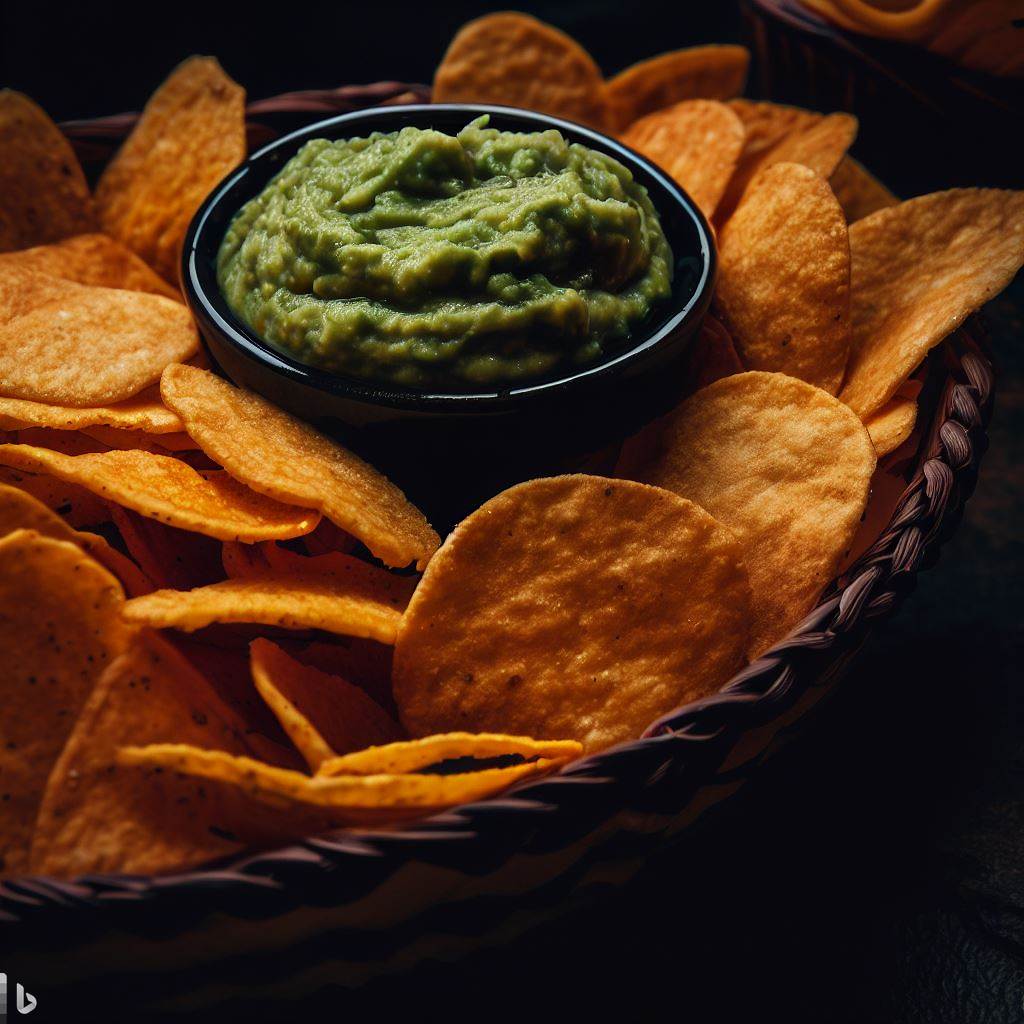 chips and guacamole to pair with NA cervezaon cinco de mayo