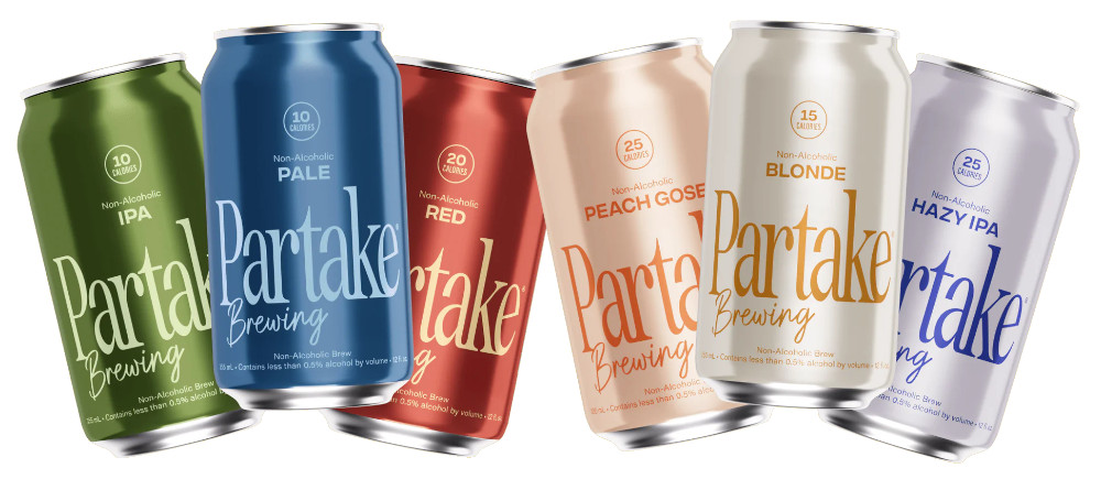 Have You Seen Partake Brewing’s Rebrand of their Non-Alcoholic Craft Beers?