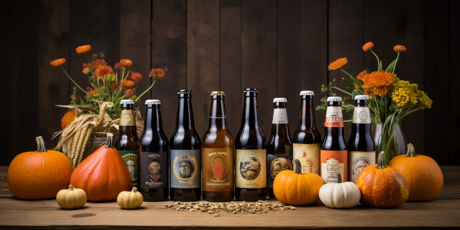 Variety of non alcoholic beers for sober october