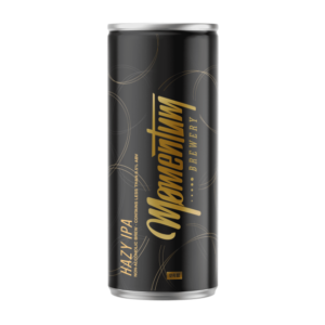 can of momentum brewing non alcoholic hazy ipa