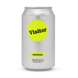 can of visitor original non-alcoholic beer