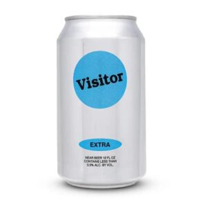 can of visitor extra non-alcoholic ipa