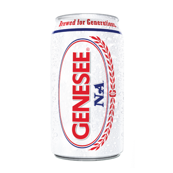 a can of Genesee Brewing's non-alcoholic beer