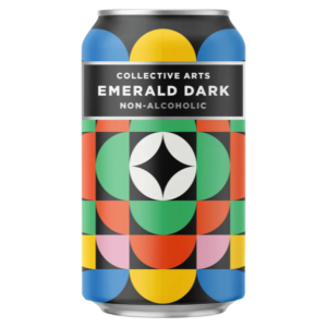 can of emerald stout non alcoholic stout by collective arts