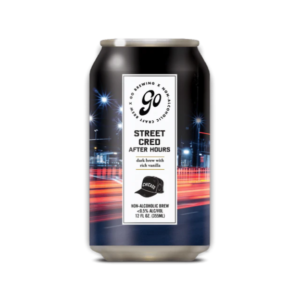 can of go brewing street cred porter non alcoholic beer