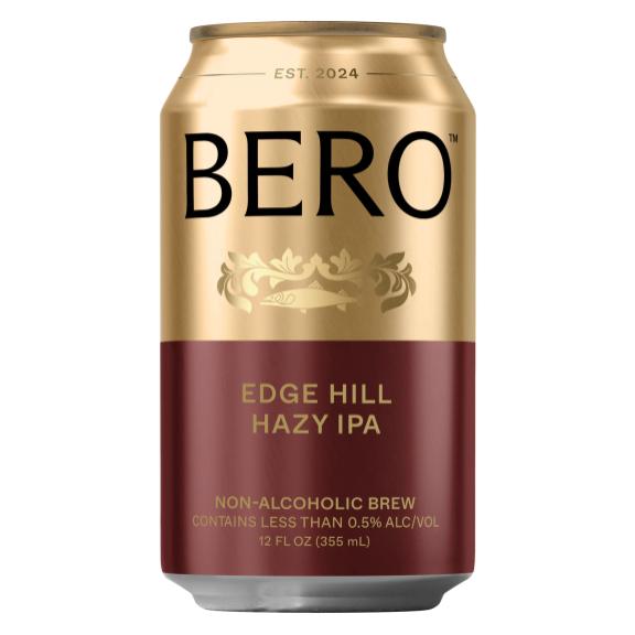 can of edge hill hazy non-alcoholic ipa by bero brewing