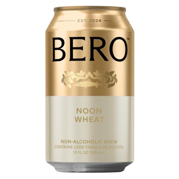 can of noon wheat non-alcoholic beer by bero brewing