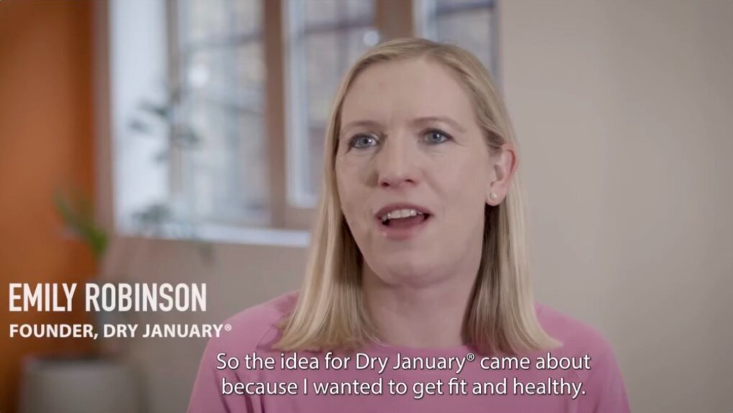 Emily Robinson, Founder of Dry January