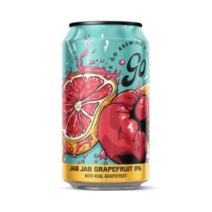 can of jab jab non-alcoholic grapefruit ipa