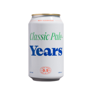 A can of Classic Pale by Years Brewing non-alcoholic beer