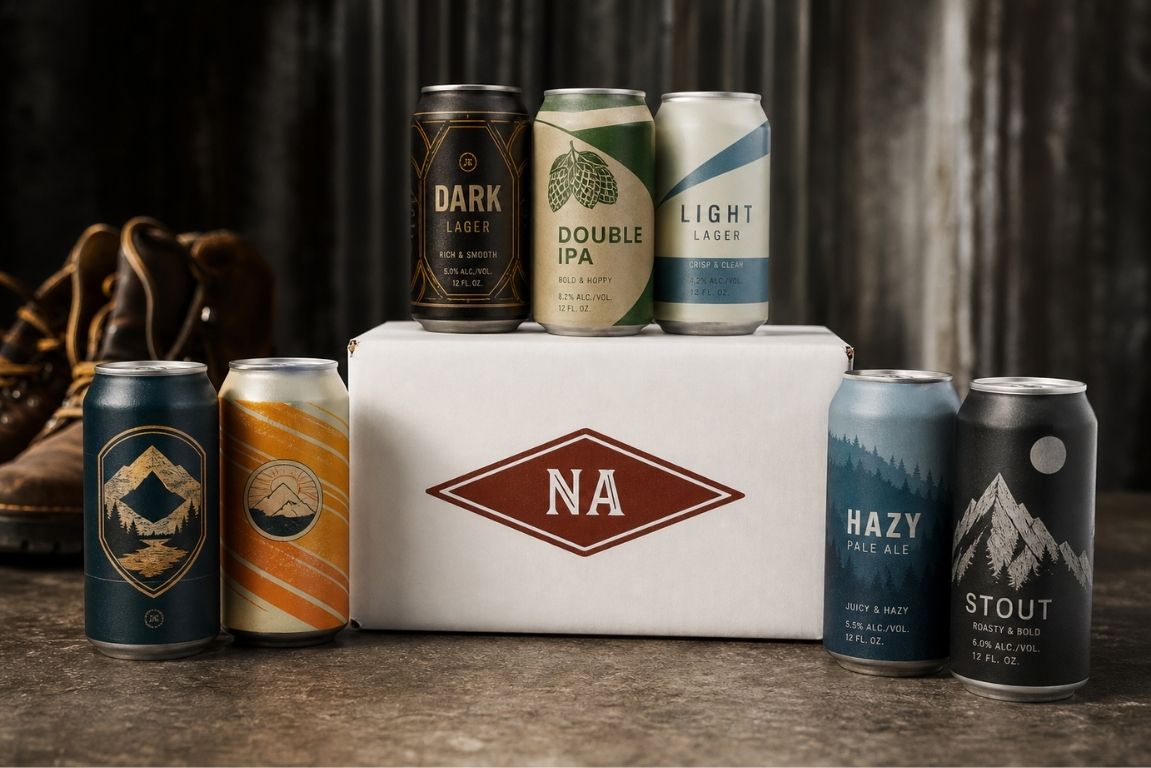 na beer club subscription box for an na beer gift box with a variety of curated non-alcoholic craft beers