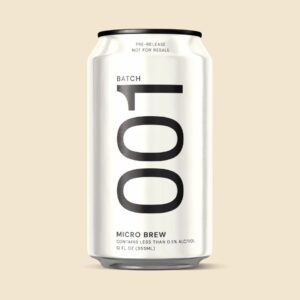 Go brewing batch 001 micro brew non alcoholic secret beer na beer market